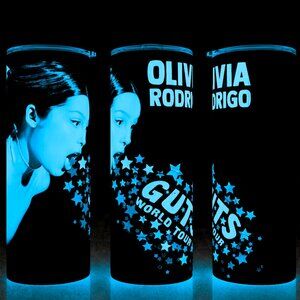 Glow in the Dark Olivia Rodrigo Guts World Tour Cup Mug Tumbler 20oz